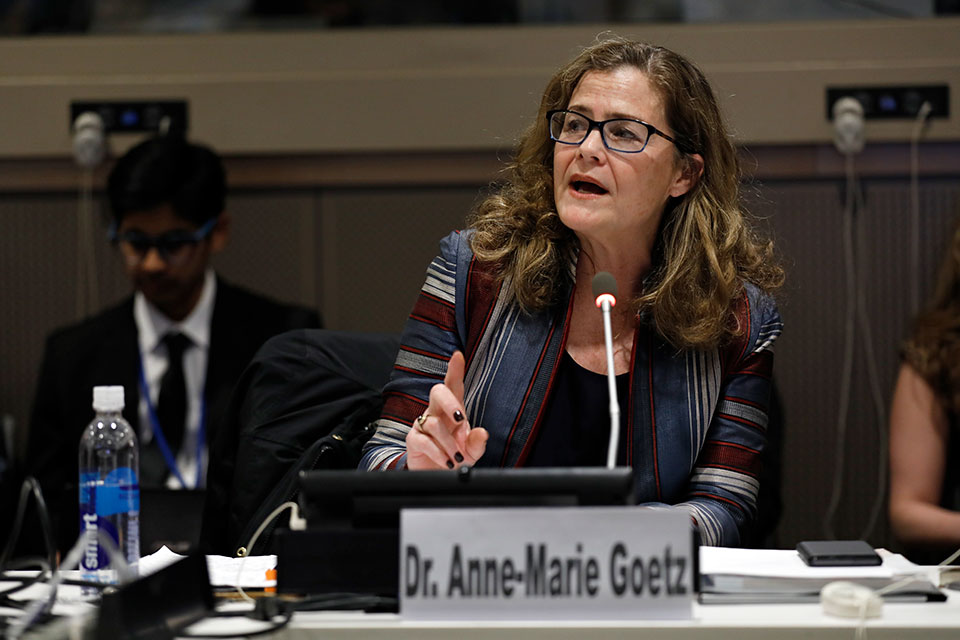 Anne-Marie Goetz, Clinical Professor, Center for Global Affairs. Photo: UN Women/ Ryan Brown