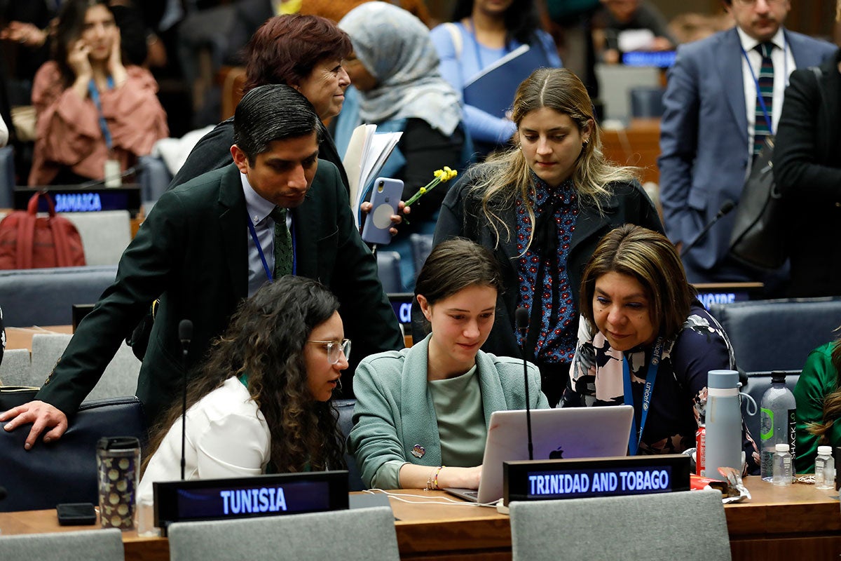 CSW67 successfully closed its two-week long session with agreed conclusions adopted by Member States that provide a blueprint for all stakeholders, including governments, the private sector, civil society and youth to promote the full and equal participation and leadership of women and girls in the design, transformation and integration of digital technologies and innovation processes that fulfill the human rights and needs of women and girls.