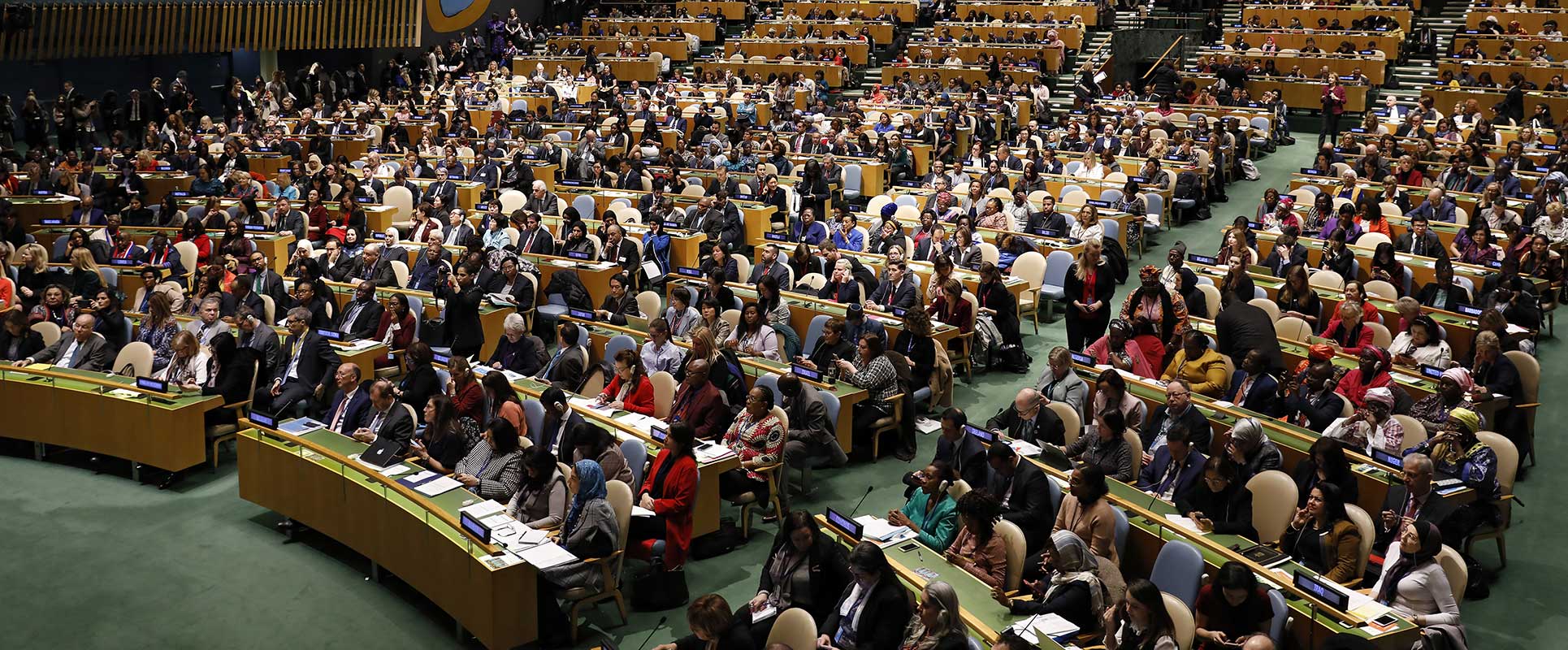 CSW63 - Apertura del 63º período de sesiones de la Comisión de la Condición Jurídica y Social de la Mujer. Foto: ONU Mujeres/Ryan Brown