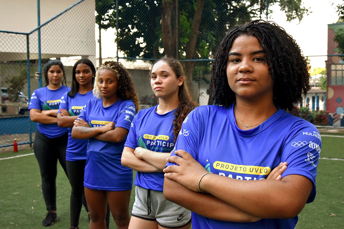 In April 2024, 15 young leaders from Pedra de Guaratiba in Brazil created proposals to influence decision-makers to implement measures to guarantee girls' and women's right to sport. 