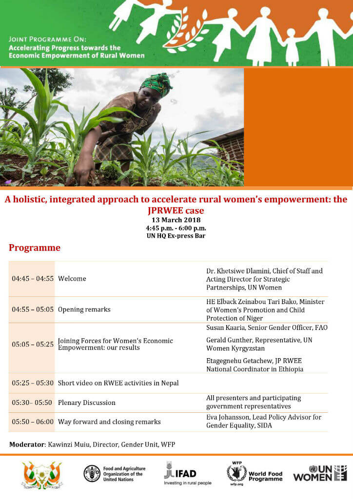 A holistic, integrated approach to accelerate rural women’s empowerment: the JPRWEE case