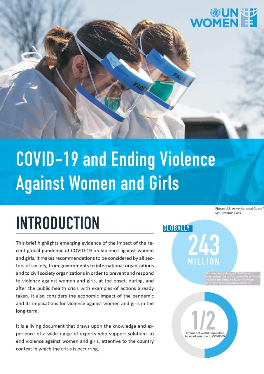 EVAW COVID-19 brief series | Digital library: Publications | UN Women –  Headquarters