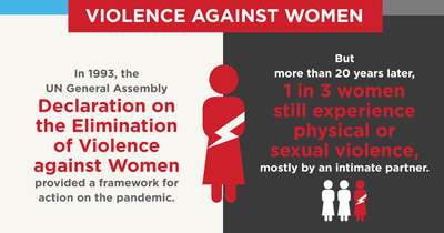 violence against women infographic