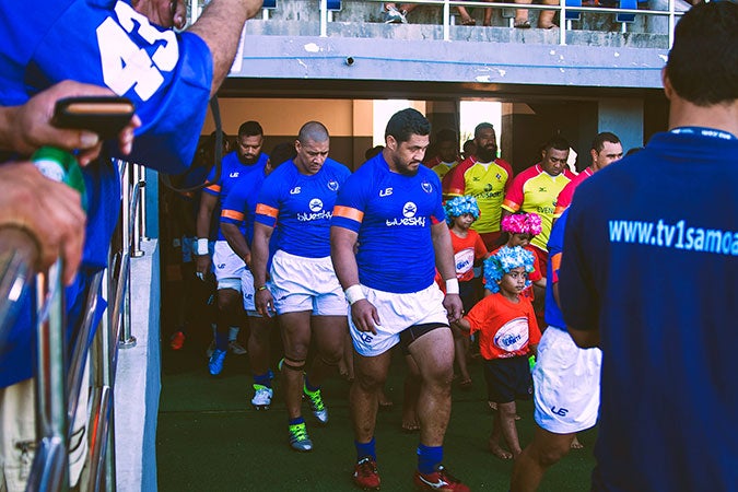 Samoa's Rugby team goes orange as players UNiTE to end violence against  women | UN Women – Headquarters