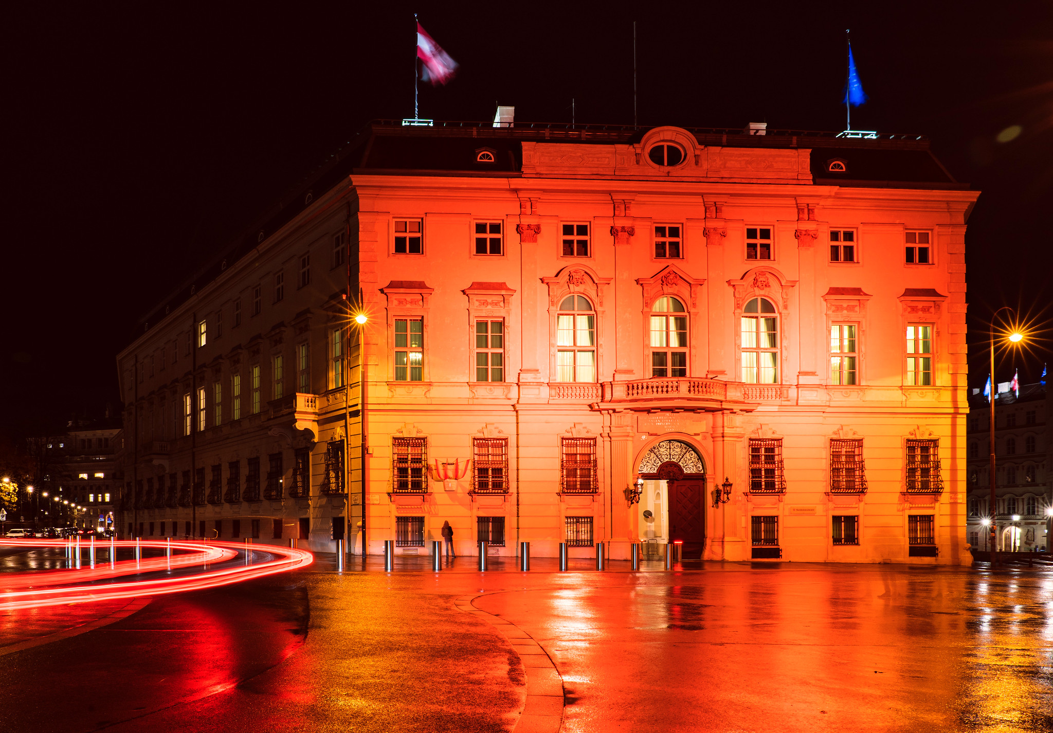 For the first time the Federal Chancellery of the Republic of Austria supported the #Orangetheworld campaign. Photo: BKMC/Eugenie Sophie