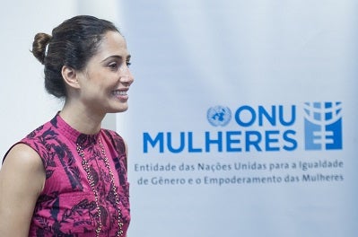 Camila Pitanga. Photo: UN Women/Bruno Spada