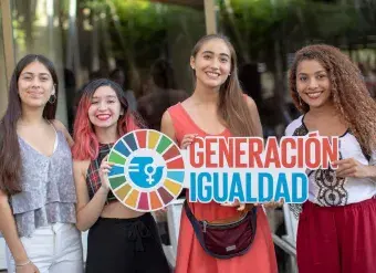 Participants of the Generation Equality Youth Consultation in Latin America and the Caribbean that met in Chile in January 2020. Photo: UN Women/Pablo Rojas Madariaga