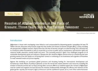 Resolve of Afghan women in the face of erasure: Three years since the Taliban takeover