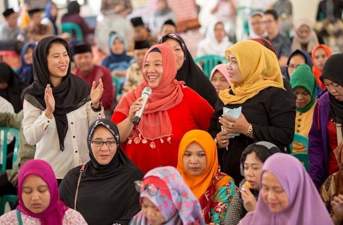 Community Peacebuilding Discussions held on Madura island, East Java, Indonesia.  