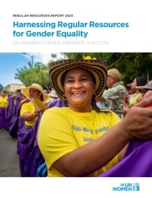 Regular resources report 2023: Harnessing regular resources for gender equality