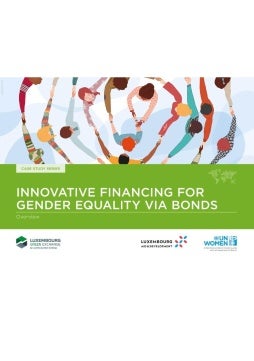 cover for financing for gender equality via bonds case studdies